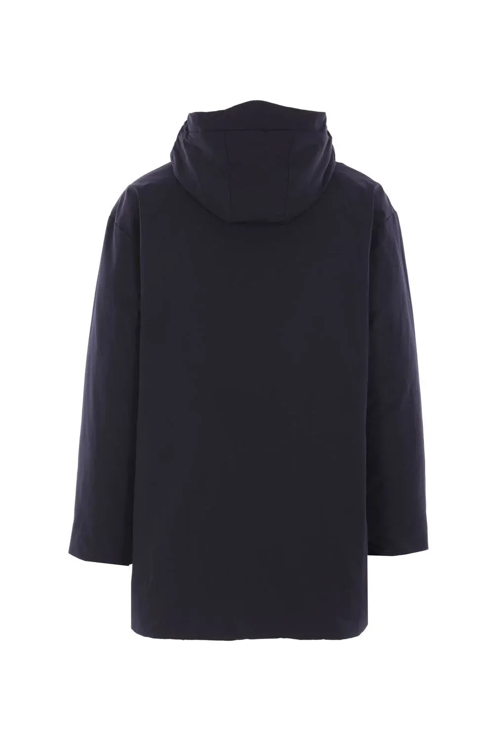 Long-Sleeved Hooded Coat