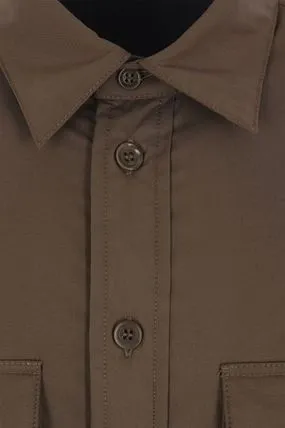 Long-Sleeved Straight-Hem Jacket