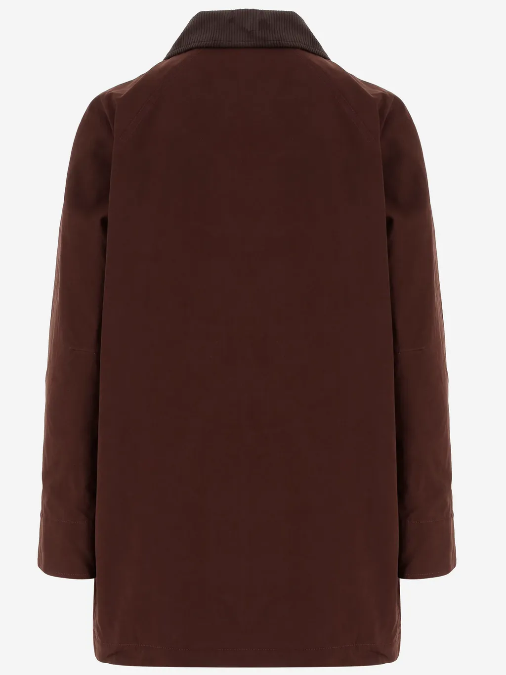 Long-Sleeved Straight-Hem Coat