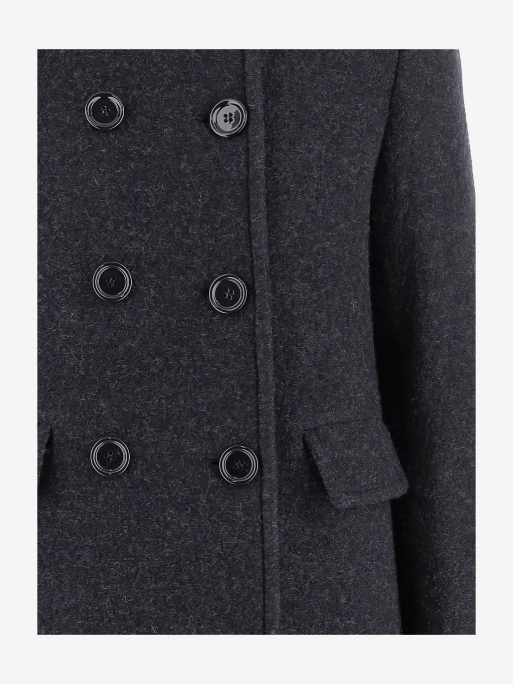 Double-Breasted Tailored Coat