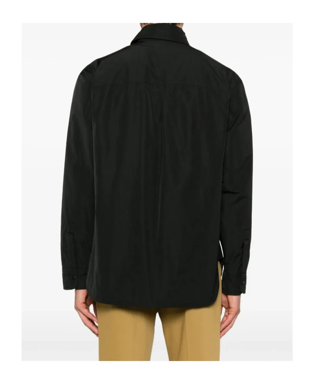 Buttoned Long Sleeved Shirt Jacket