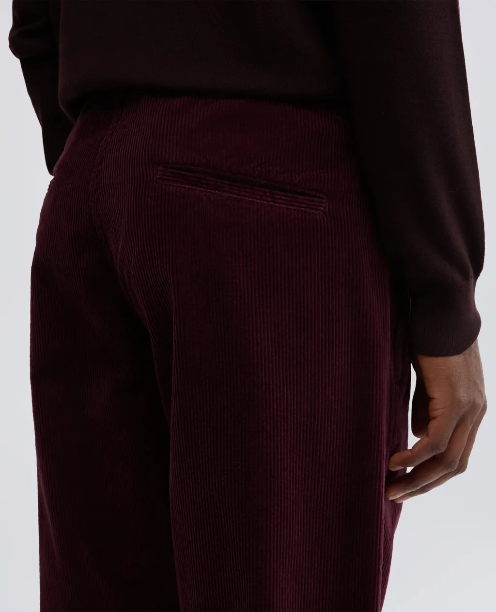 Velvet Checked Casual Pants