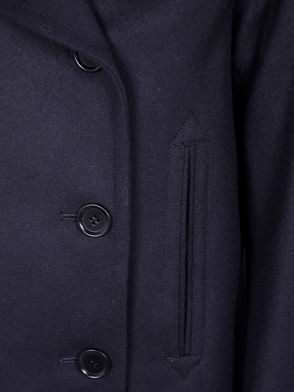 Double-Breasted Wool Coat