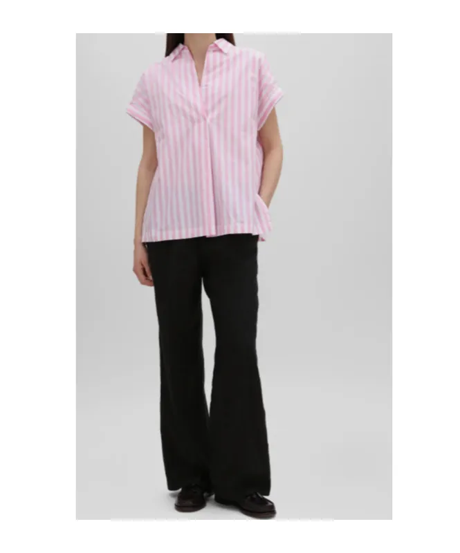 Striped Short-Sleeved Shirt