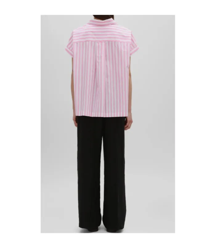 Striped Short-Sleeved Shirt