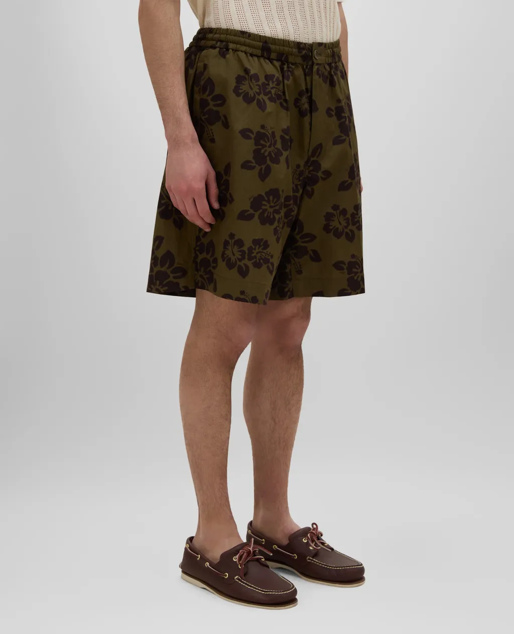 Hibiscus Print Shorts