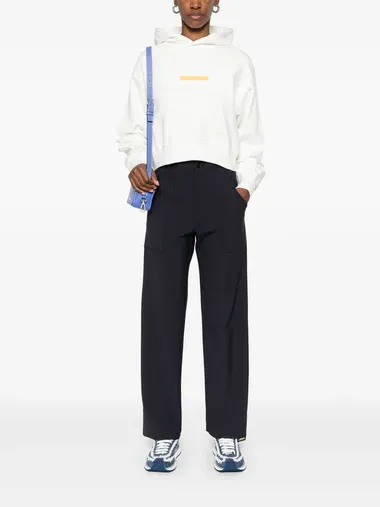 Straight-Leg Casual Pants
