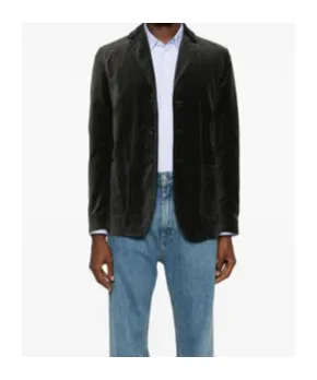 Velvet Lapel Blazer