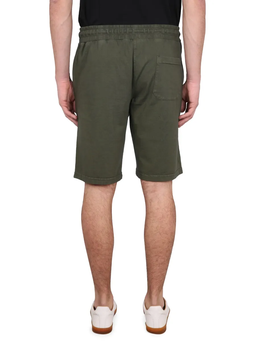 Logo Patch Drawstring Shorts