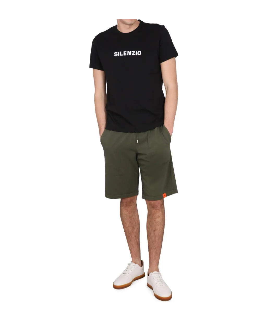 Logo Patch Drawstring Shorts