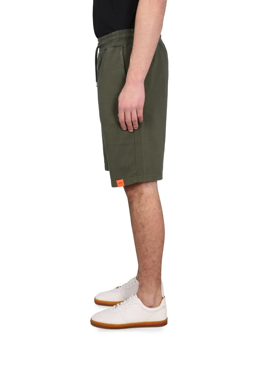 Logo Patch Drawstring Shorts