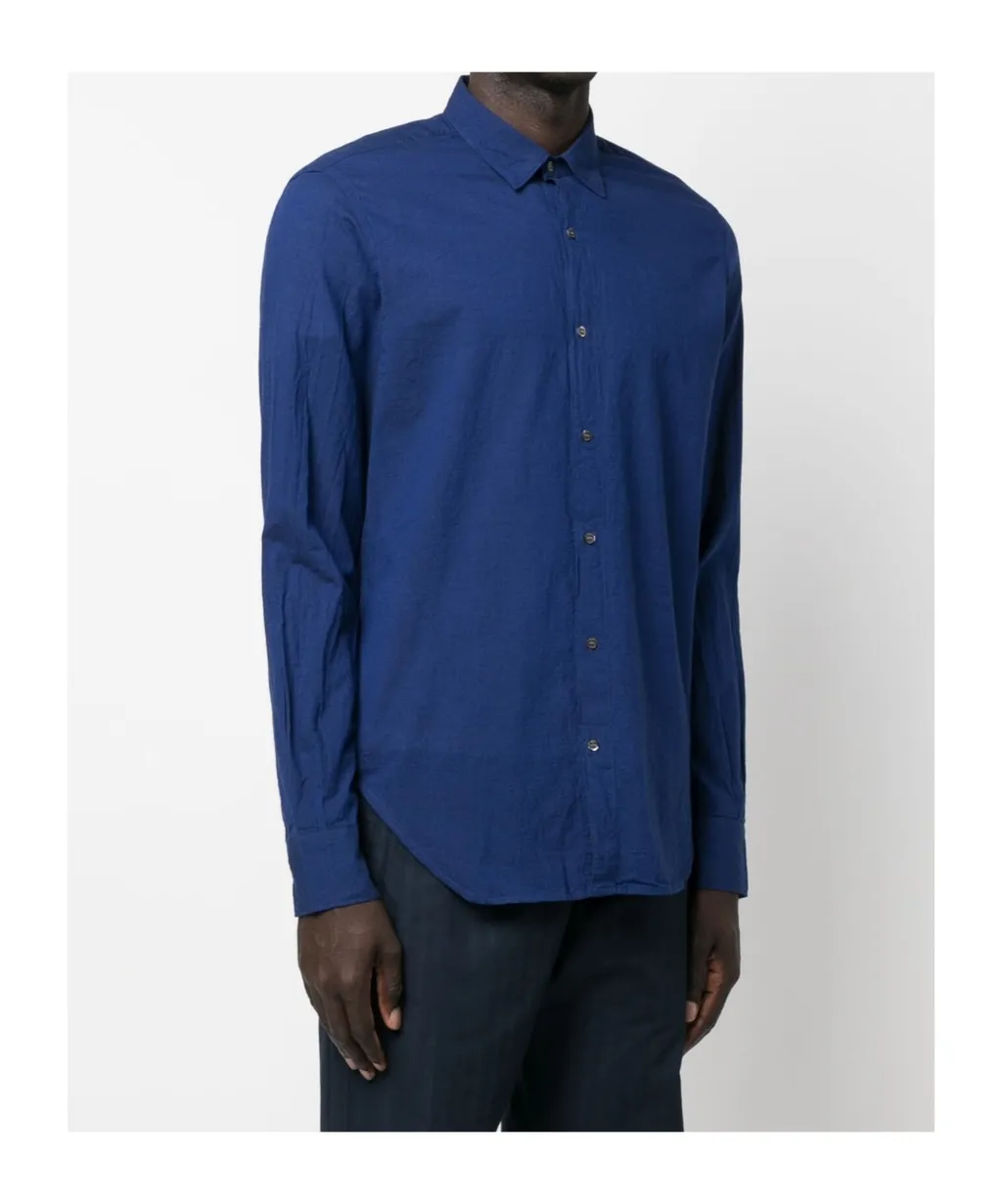 Buttoned Long-Sleeved Shirt
