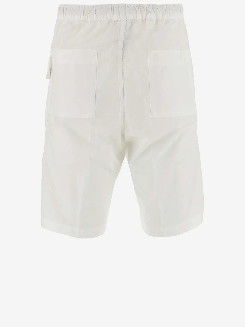 Buttoned Straight-Leg Cargo Shorts