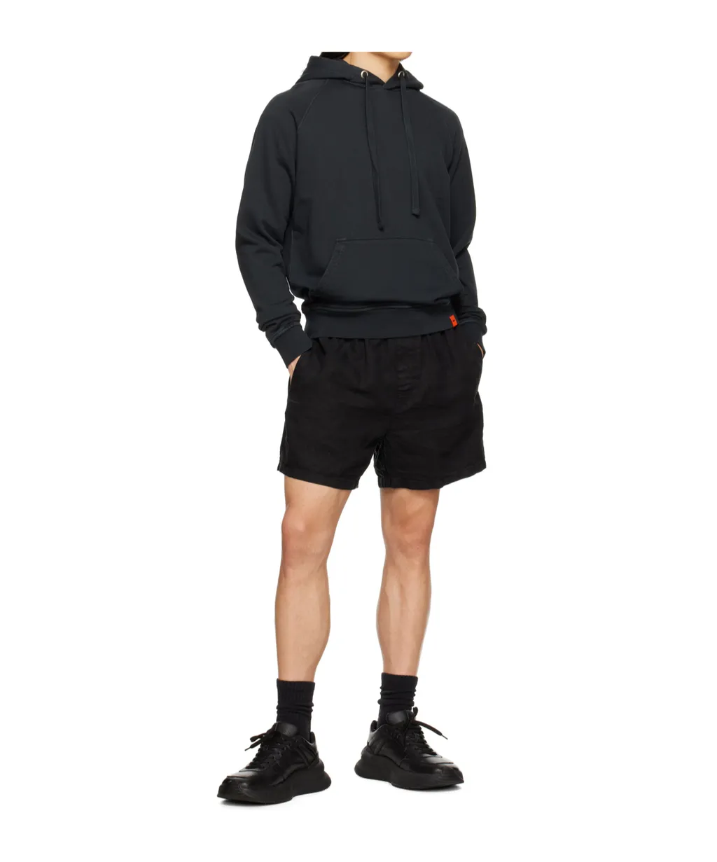 Pull-String Hooded Sweater