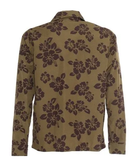 Jarvis Shirt With Khaki Flowers