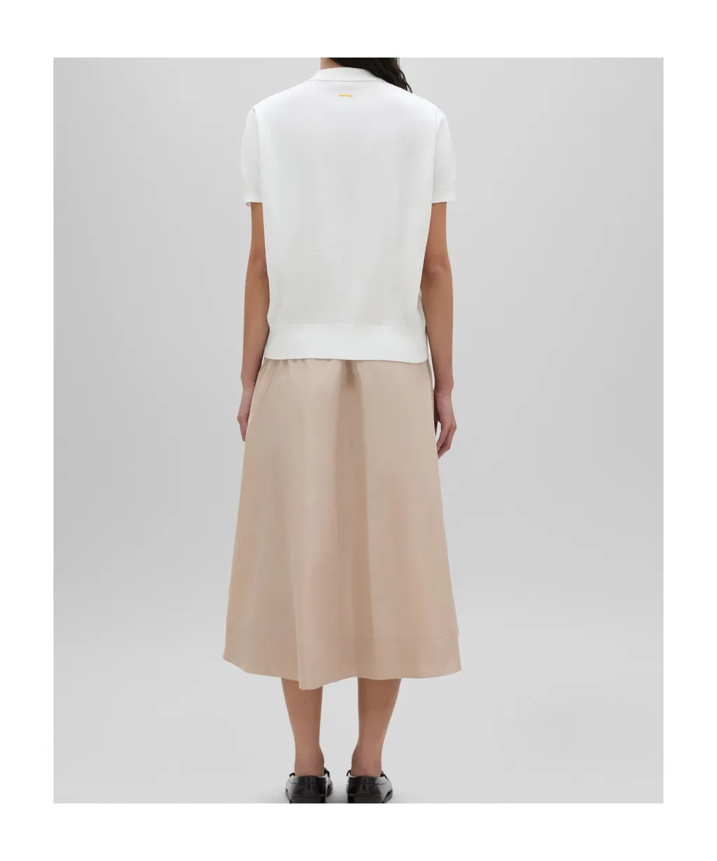 Cotton, Silk And Linen-Blend Polo-Style Cardigan