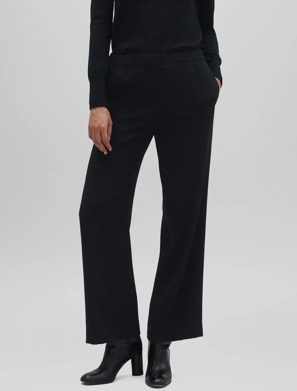 Wide-Leg Casual Pants