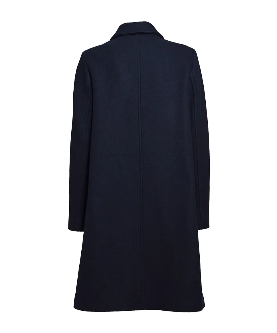Double-Breasted Wool Coat