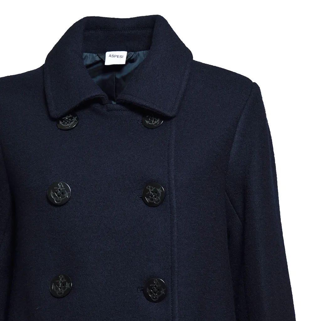 Double-Breasted Wool Coat