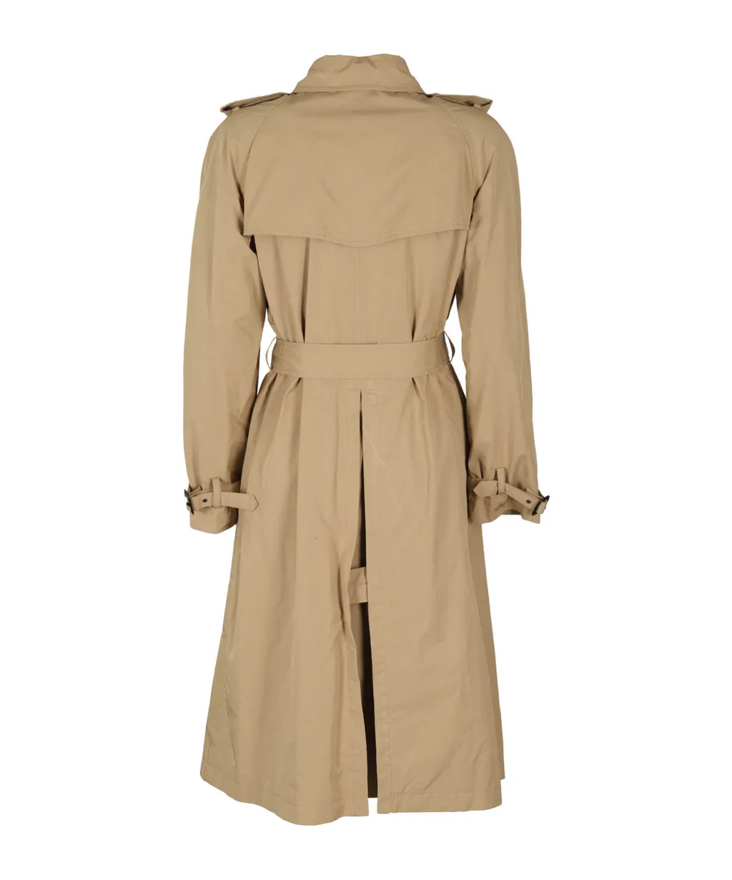 Belted-Waist Trench Coat