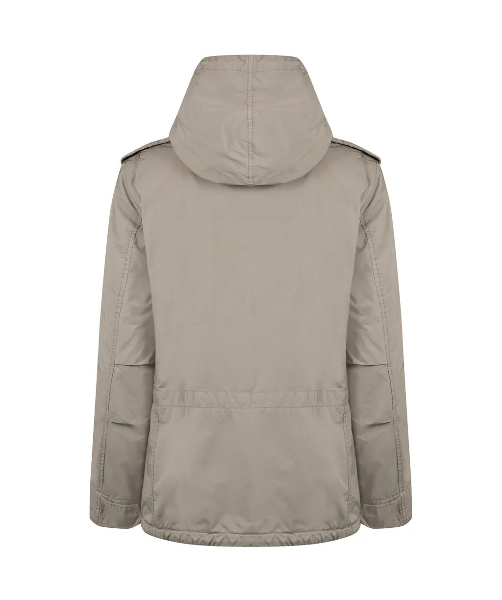 Drawstring Hooded Jacket