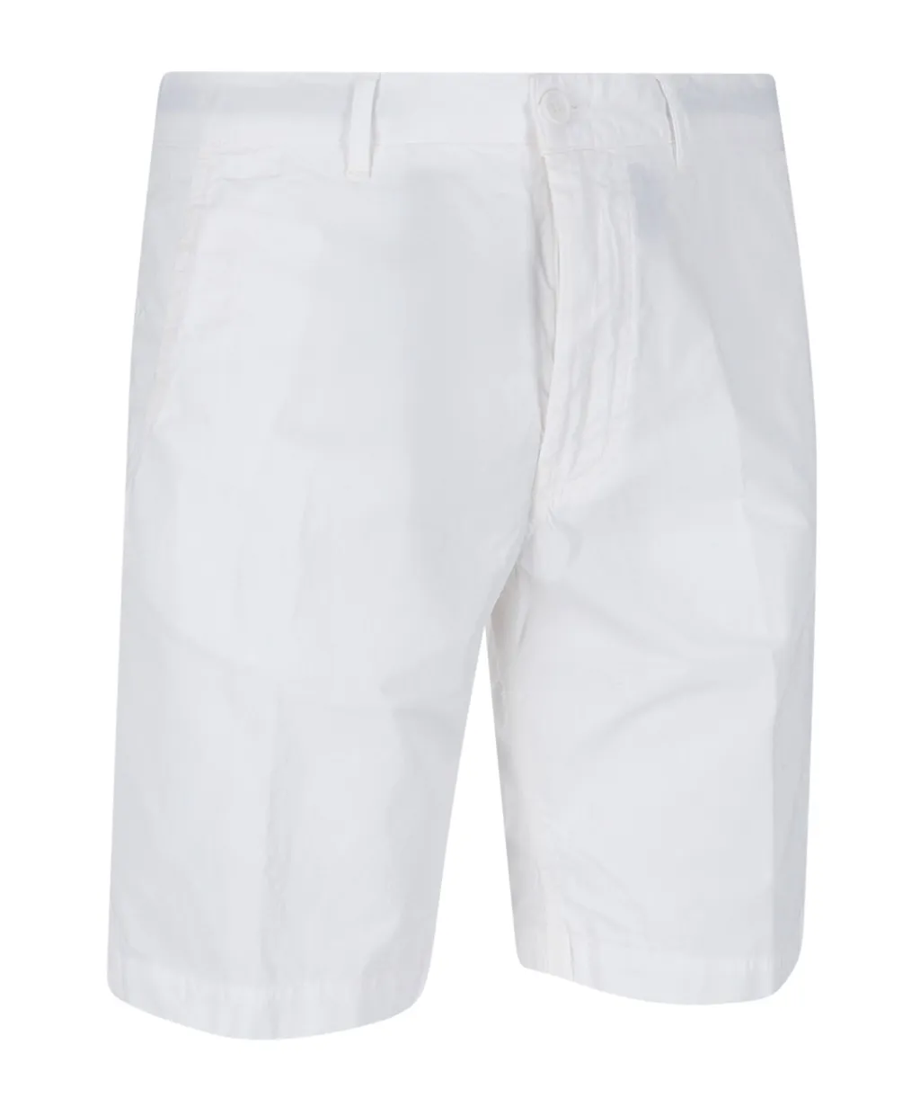 Belt-Looped Slim-Cut Shorts
