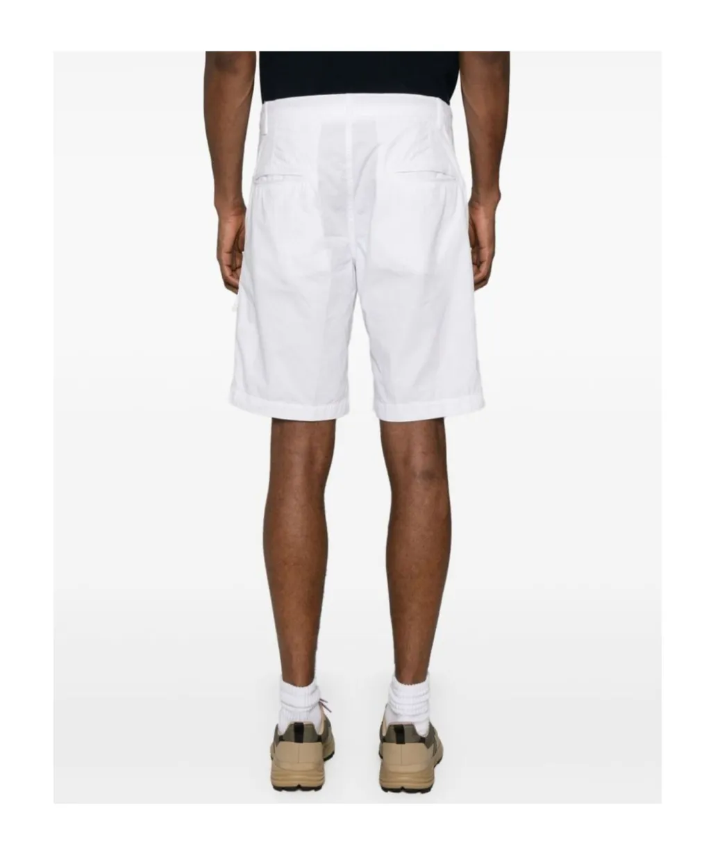 Belt-Looped Slim-Cut Shorts