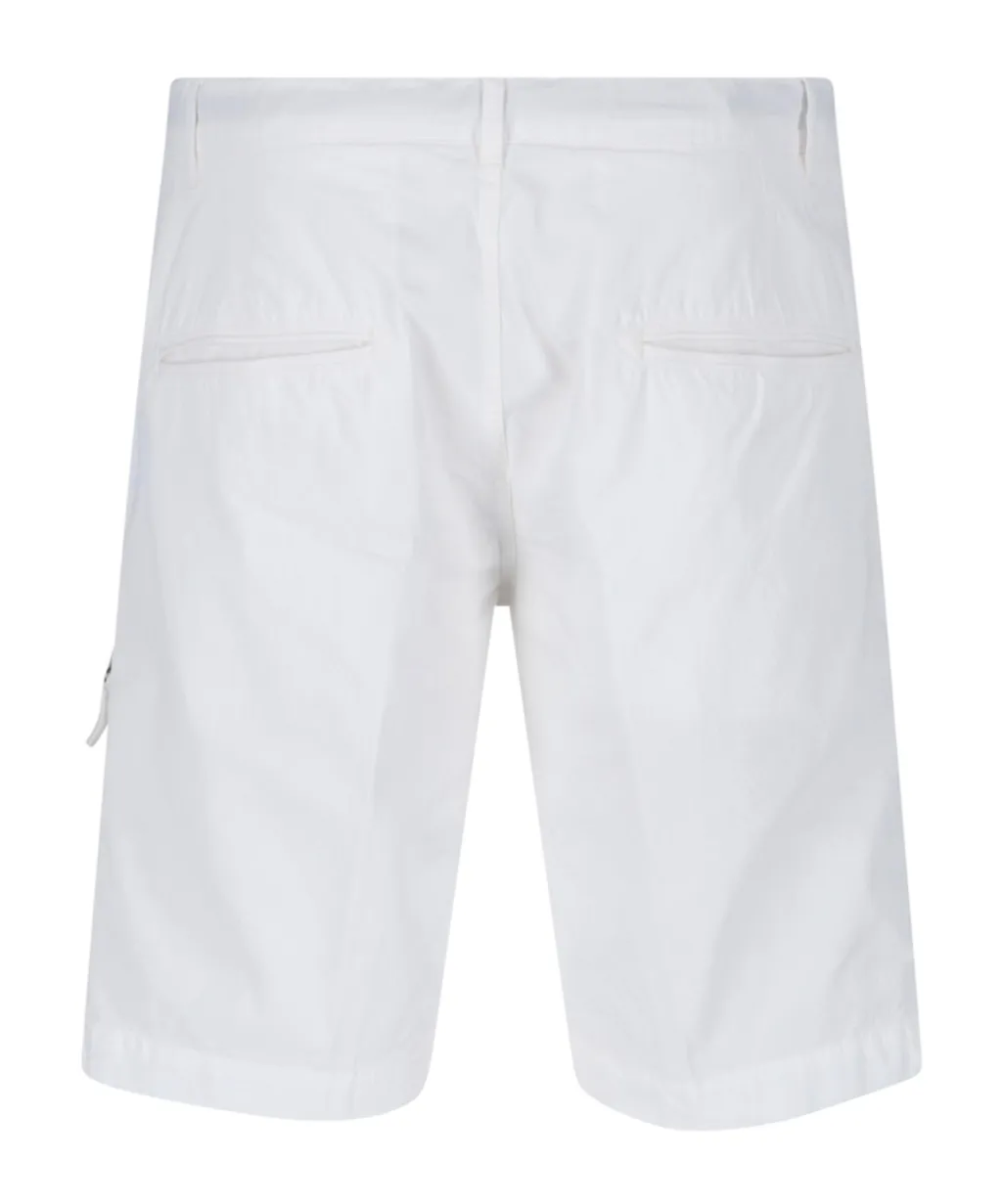 Belt-Looped Slim-Cut Shorts
