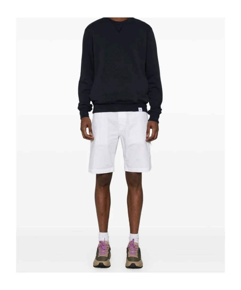 Belt-Looped Slim-Cut Shorts