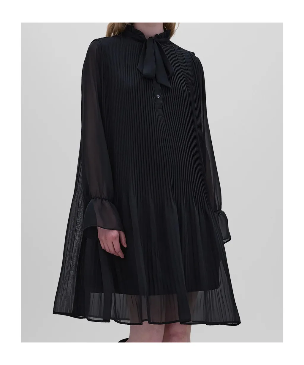 Georgette Crepe Short Dress