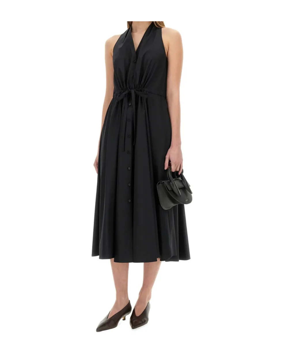 Poplin Midi Dress
