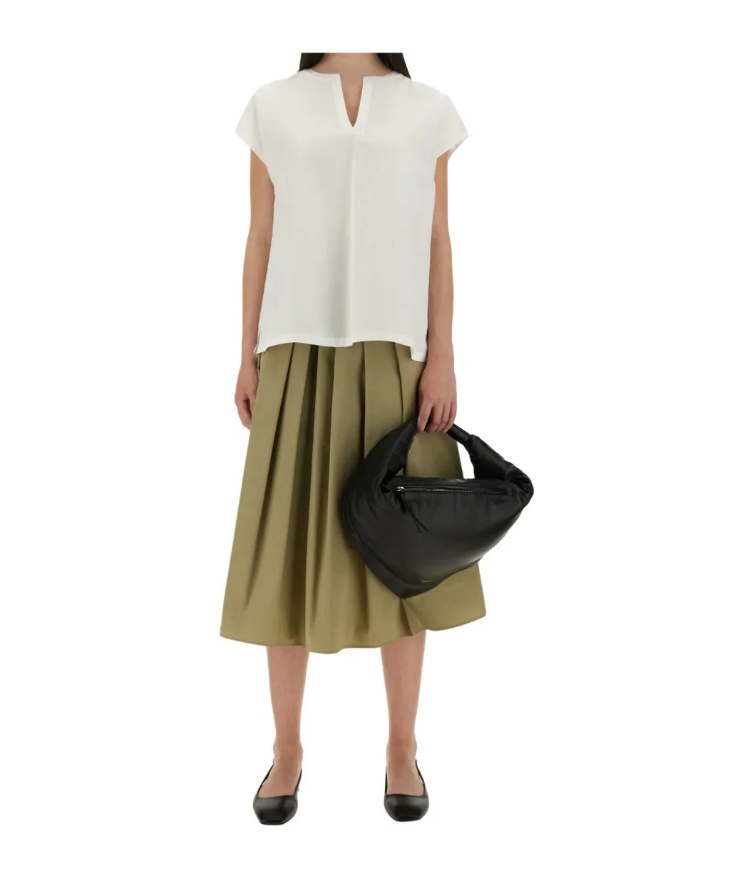 Flared Midi Skirt