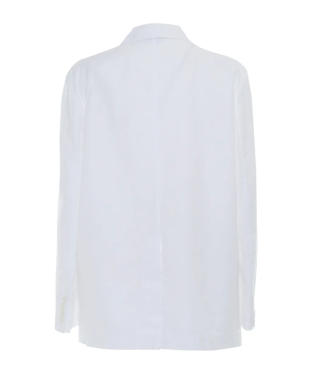 Garment-Dyed Gabardine Blazer