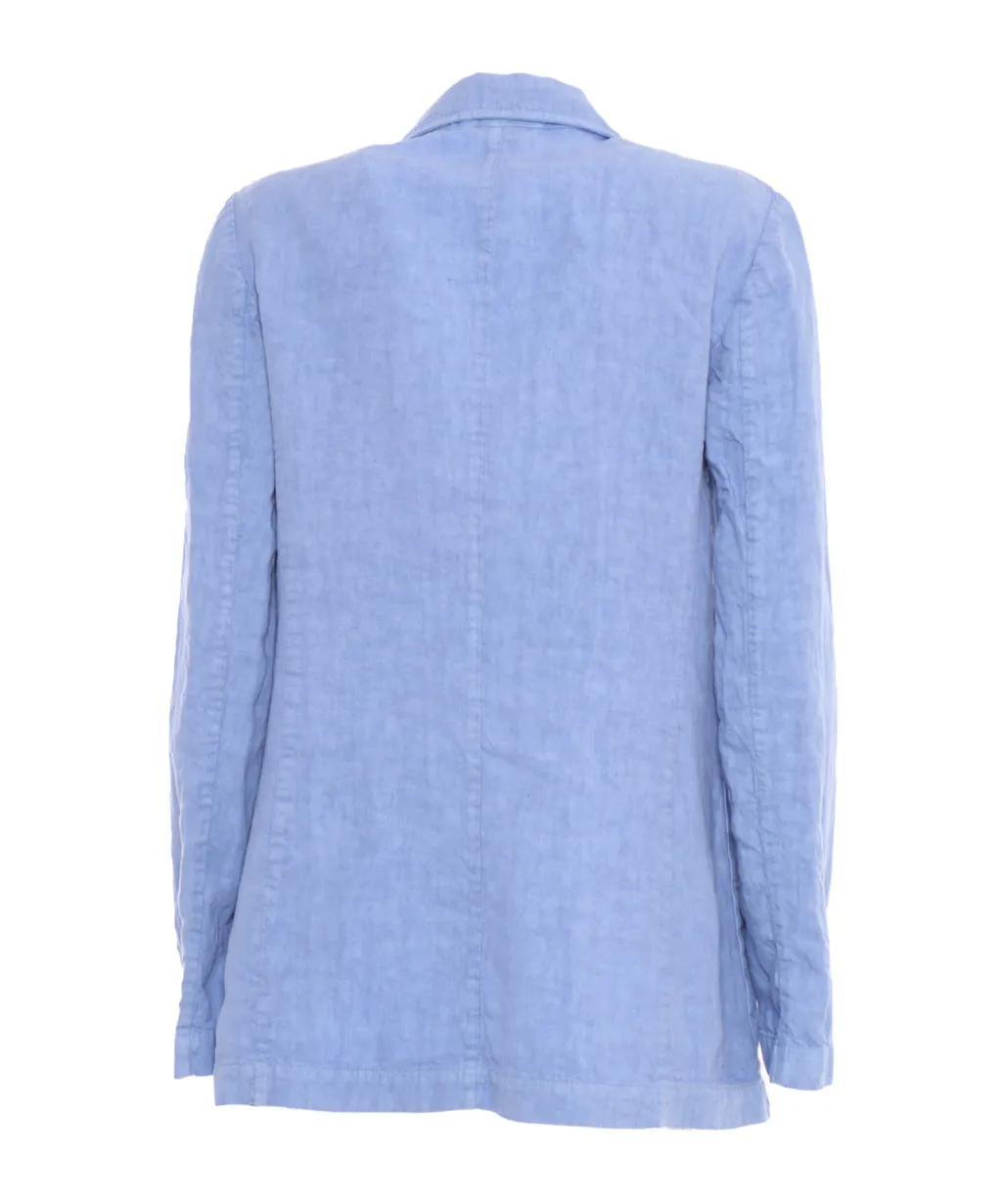 Single-Breasted Deconstructed Jacket