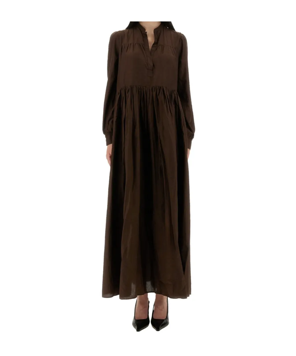 Gathered Midi Dress