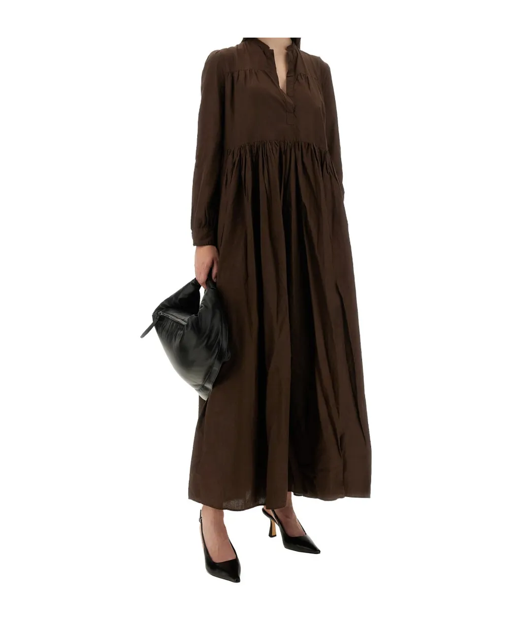 Gathered Midi Dress