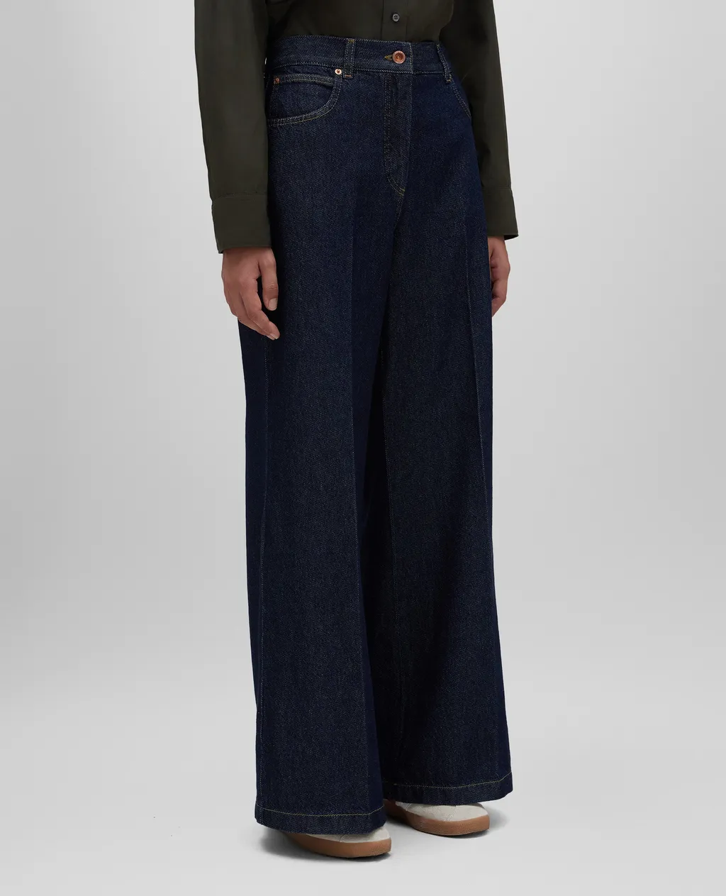 Belt-Loop Casual Pants