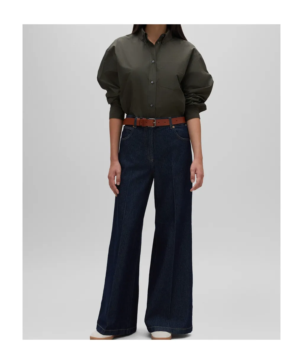 Belt-Loop Casual Pants
