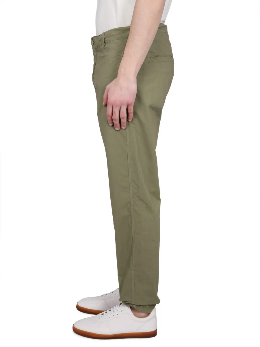 Straight-Leg Drawstring Chino Trousers