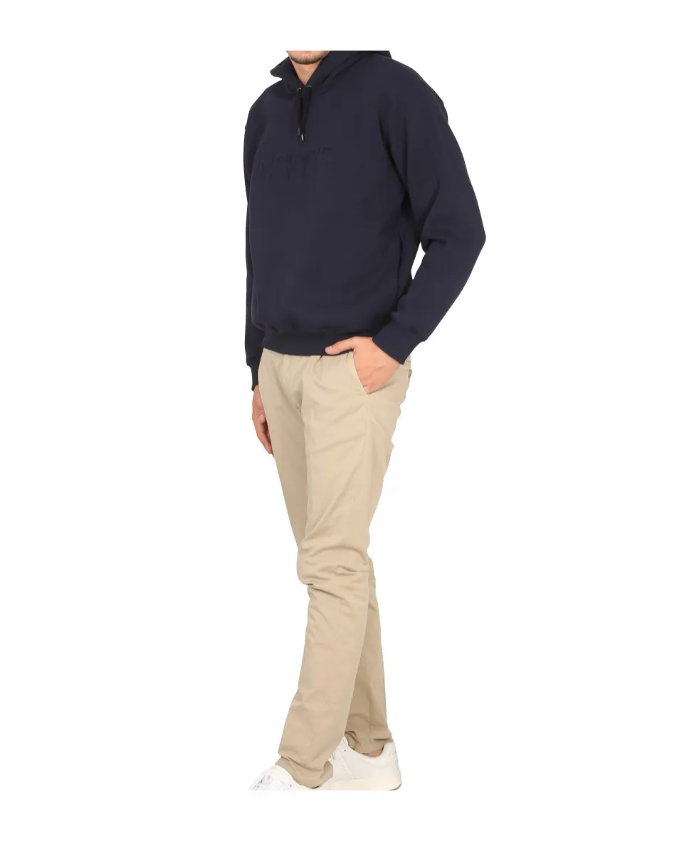 Drawstring Long-Sleeved Hoodie