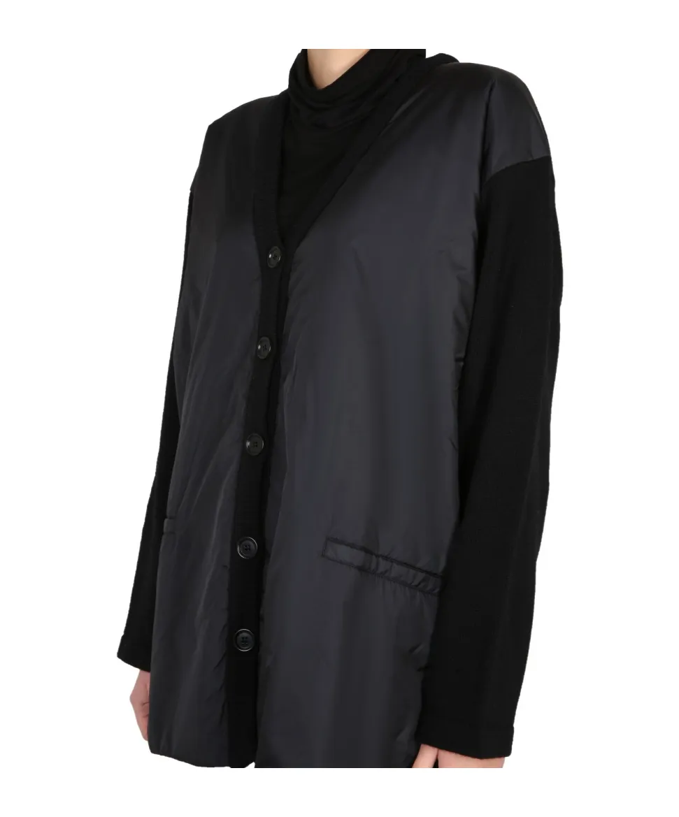 V-Neck Buttoned Cardigan