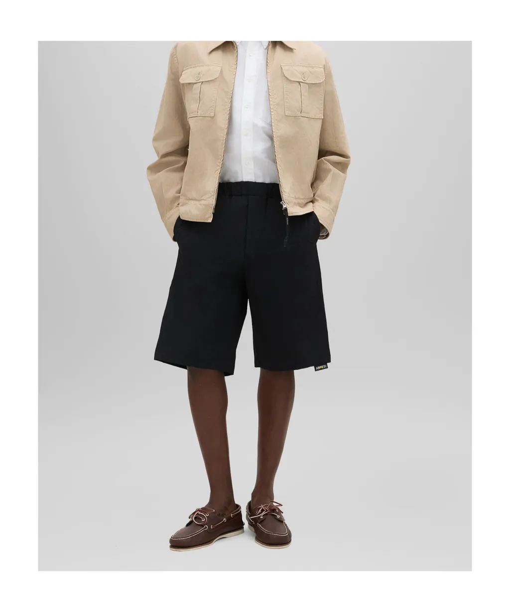 Linen Garment Dyed Shorts