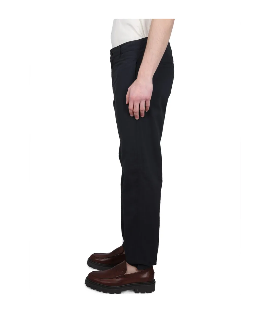 Straight-Leg Drawstring Chino Trousers