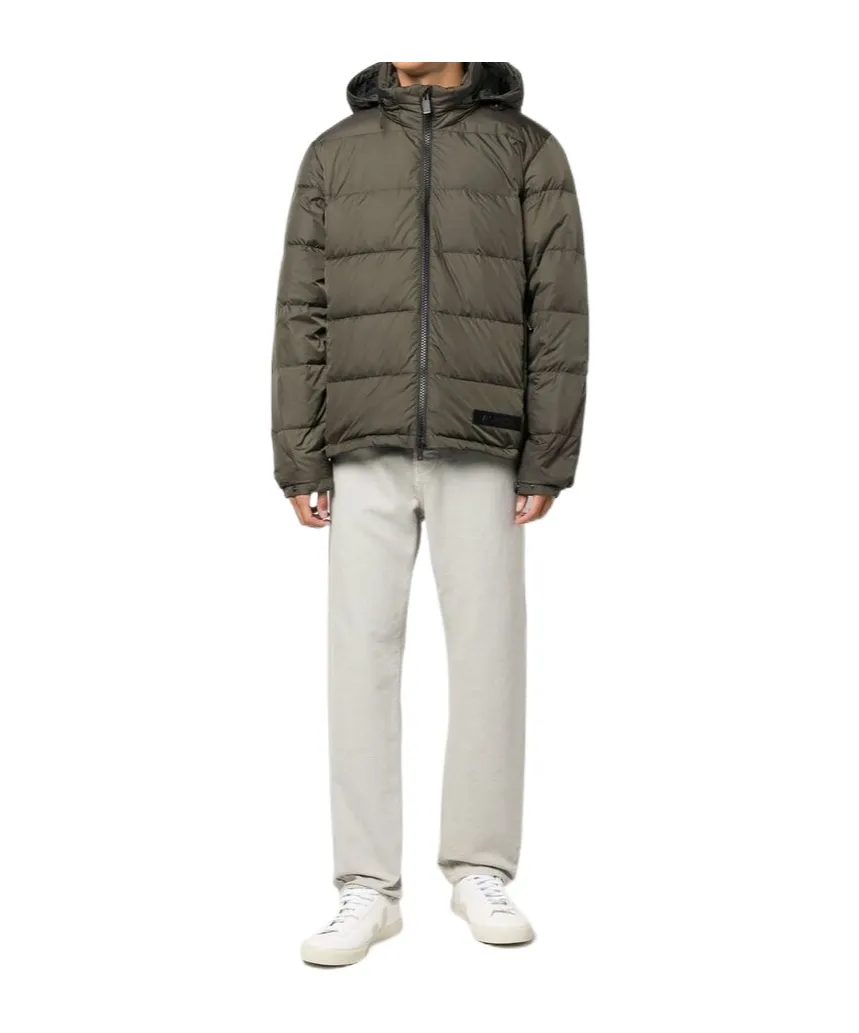 Logo Patch Padded Jacket