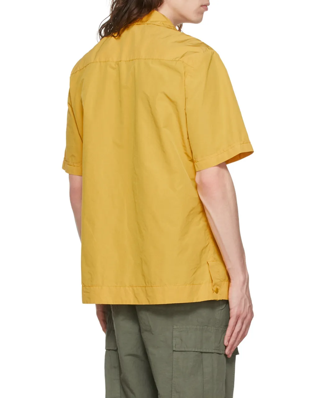 Logo Lapel Short-Sleeved Casual Jacket