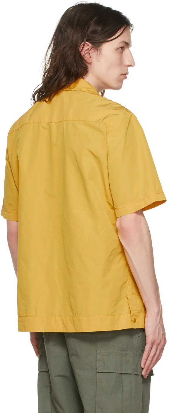 Logo Lapel Short-Sleeved Casual Jacket