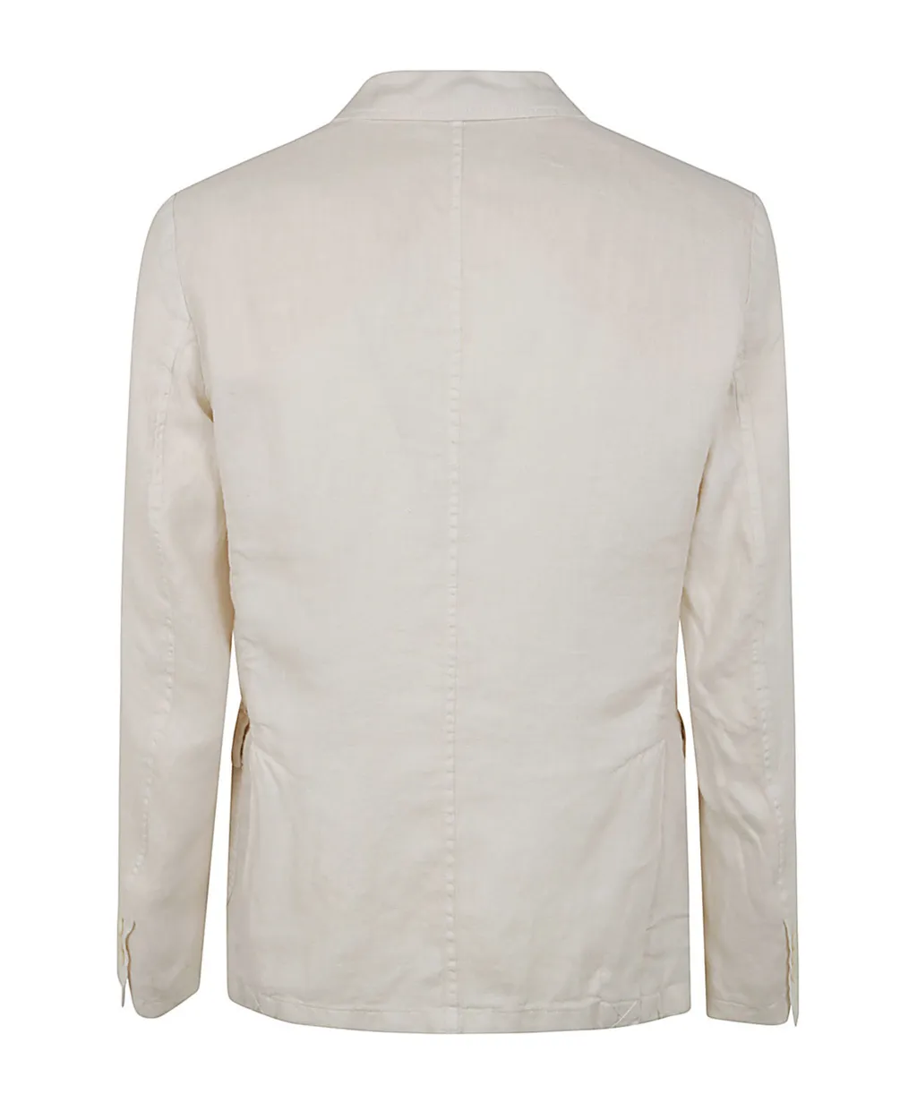 Peak-Lapels Double-Breasted Blazer
