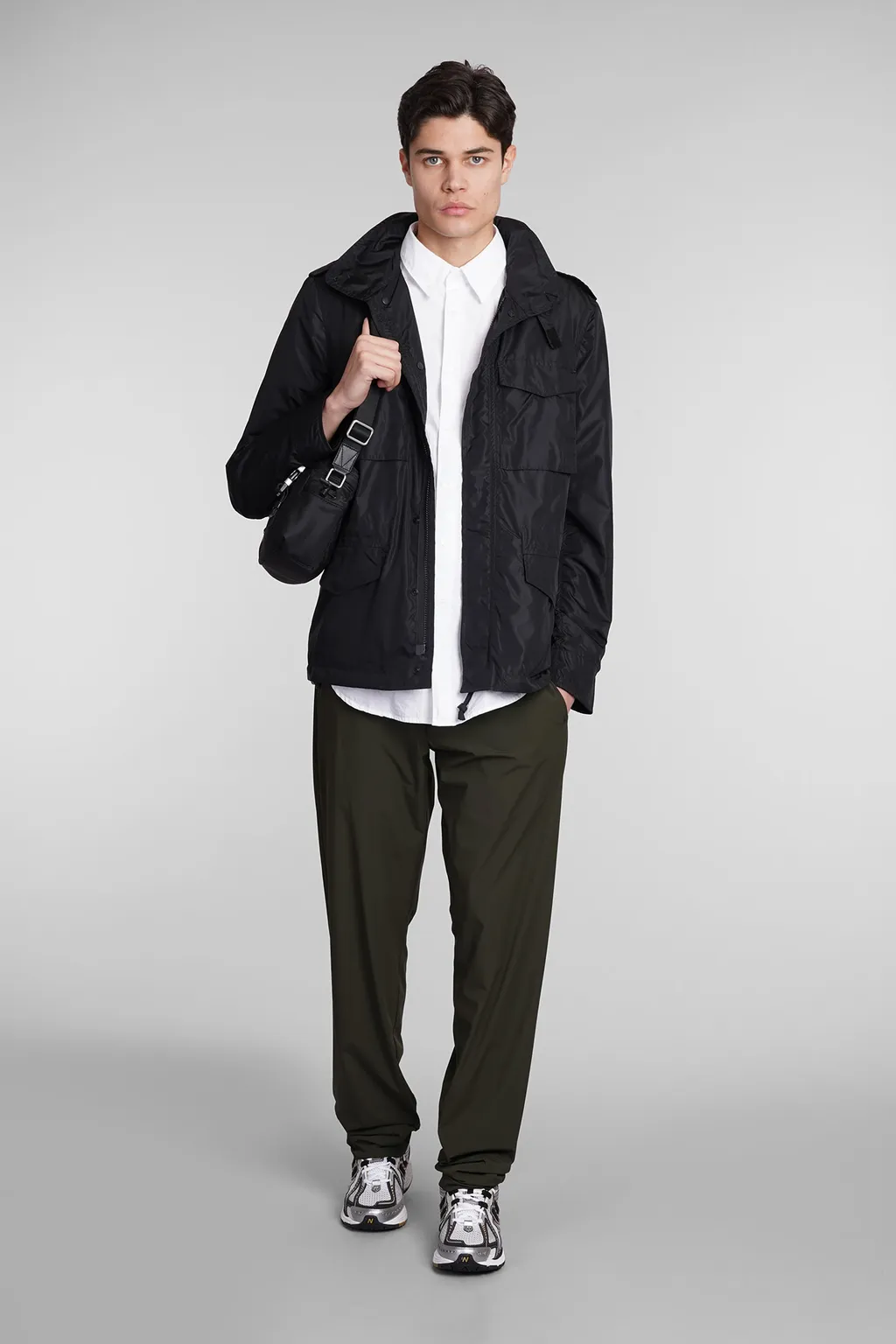 Minifield Logo Patch Hooded Jacket
