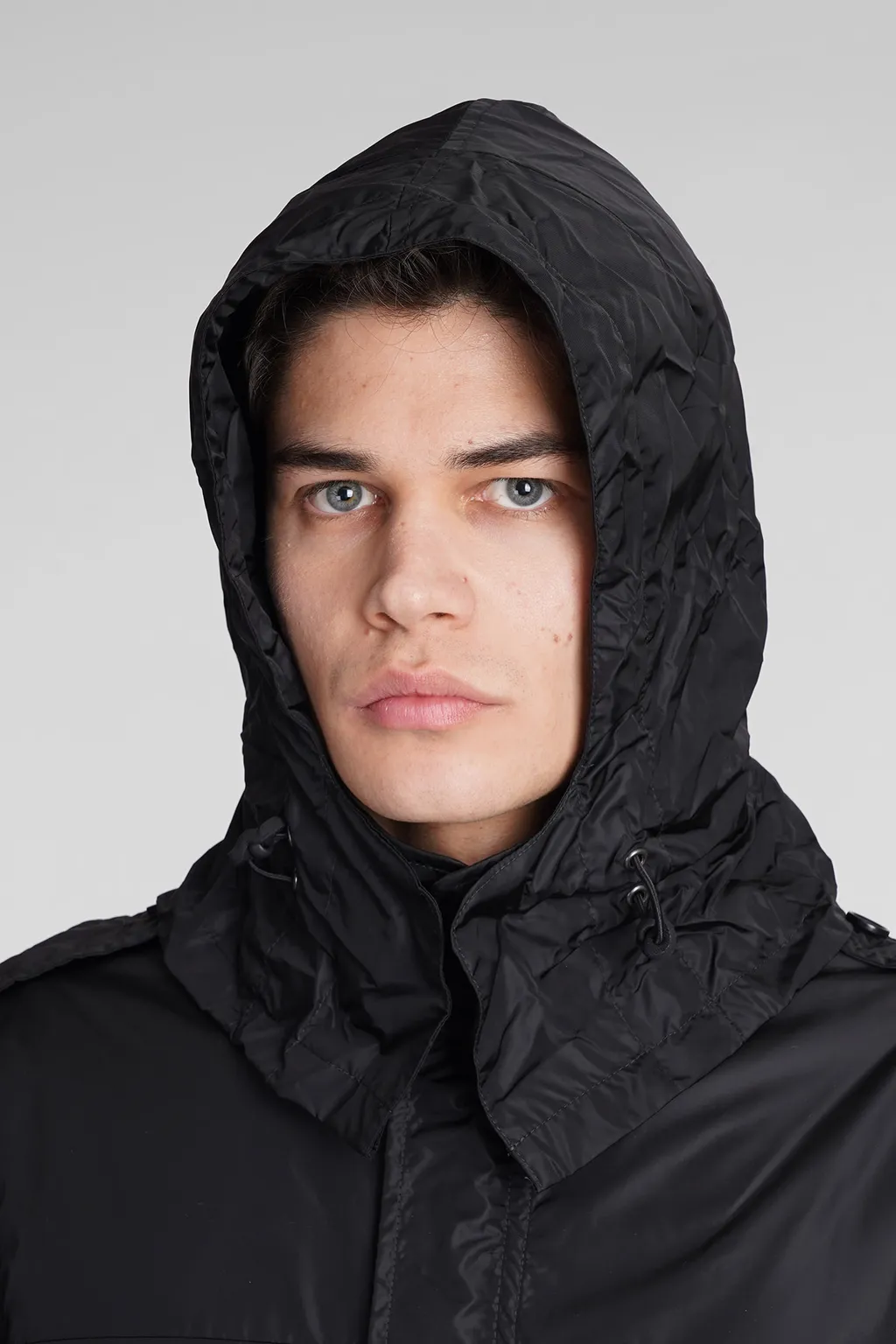 Minifield Logo Patch Hooded Jacket