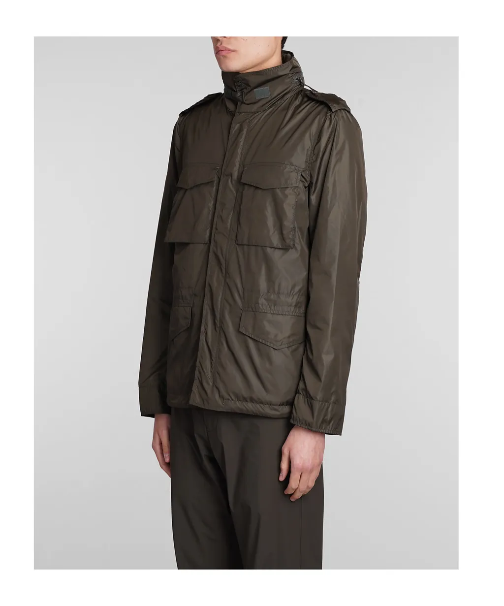 Minifield Logo Patch Hooded Jacket
